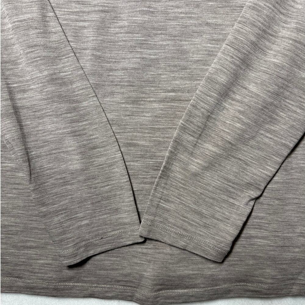 Women's Long Sleeve Scoop Neck Tee - Gray - Picture 5 of 8